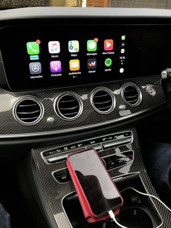 Setting up Apple CarPlay in Mercedes AMG E63 Project 1